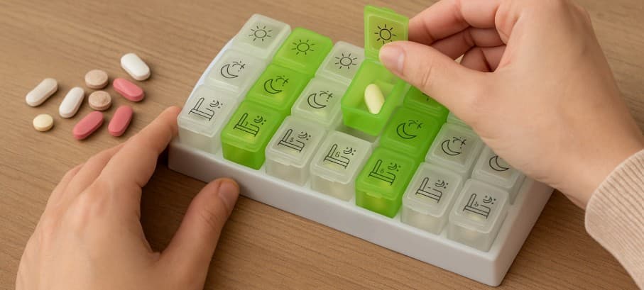 Acompanhamento e Assistência
na toma da Medicação